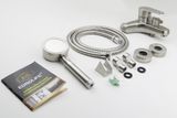 Bộ vòi sen nóng lạnh Inox SUS 304 Eurolife EL-LAVEN 01 (Trắng vàng)