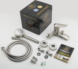 Bộ vòi sen nóng lạnh Inox SUS 304 Eurolife EL-ORCHID 01 (Trắng vàng)