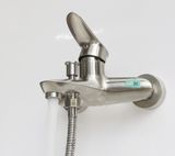 Bộ vòi sen nóng lạnh Inox SUS 304 Eurolife EL-ORCHID 01 (Trắng vàng)