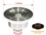  Bầu xi phông chậu rửa chén Inox SUS 304 110mm Eurolife EL-BXC110 (Trắng bạc) 