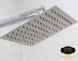 Đài sen tắm Inox SUS 304 Eurolife vuông EL-DSV20 (Trắng vàng)