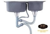 Bộ xả chậu rửa chén 2 hộc Eurolife EL-BXC02 (Xám)