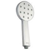 Bộ tay dây sen siêu tăng áp 1 chế độ chảy, dòng nước xoáy độc đáo Eurolife EL-120SH (Trắng bạc)