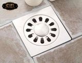 Hố ga thoát sàn inox 10x10cm Eurolife EL-X11 (Trắng bạc)