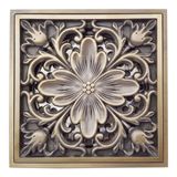 Hố ga thoát sàn Đồng hoa văn 10x10cm Eurolife EL-HG10 (Vàng Đồng)
