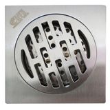 Hố ga thoát sàn inox 10x10cm Eurolife EL-HG08 (Trắng bạc)