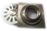 Hố ga thoát sàn inox 12x12cm Eurolife EL-X12 (Trắng bạc)