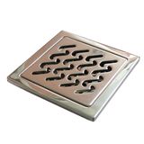 Hố ga thoát sàn inox 10x10cm Eurolife EL-X15 (Trắng bạc)