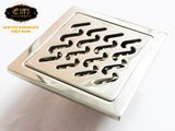 Hố ga thoát sàn inox 10x10cm Eurolife EL-X15 (Trắng bạc)