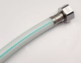 Dây cấp nước nhựa bọc bố dù chịu áp cao dài 60cm Eurolife EL-DN60 (Trắng xanh)