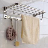 Kệ treo khăn tắm đa năng Inox SUS 304 Eurolife EL-B5 New ( Trắng bạc)
