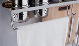 Kệ bếp đa năng Inox SUS 304 Eurolife EL-K4 ( Trắng bạc)