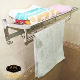 Kệ treo khăn tắm Nhôm đa chức năng Eurolife EL-B9 (Trắng)