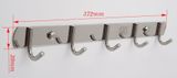 Móc treo quần áo 5 chấu Inox SUS 304 Eurolife EL-M5 (Trắng bạc)