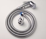 Bộ xịt vệ sinh tăng áp cao, chất liệu nhựa ABS mạ Chrome Eurolife EL-X12 (Trắng bạc)