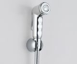 Bộ xịt vệ sinh tăng áp cao, chất liệu nhựa ABS mạ Chrome Eurolife EL-X12 (Trắng bạc)