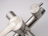 Bộ sen cây tắm đứng nóng lạnh Inox SUS 304 Eurolife EL-S917 (Trắng vàng)