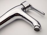 Vòi Lavabo nóng lạnh điếu cao 30cm Đồng mạ Chrome Eurolife EL-D19(Trắng bạc)