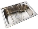 Rổ Inox Eurolife EL-R62 dùng cho chậu rửa chén Inox Eurolife 1 hộc EL-C6 (Trắng bạc)