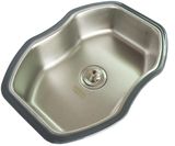 Chậu Inox nhỏ có xả Eurolife EL-C18 (Trắng bạc)
