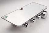 Bộ sen cây nóng lạnh Đồng mạ Chrome Eurolife EL-SC908 (Trắng bạc)