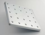 Bộ đài sen, tay sen vuông nhựa ABS mạ Chrome cao cấp Eurolife EL-DSV 02 (Trắng bạc)