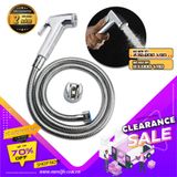 Bộ vòi xịt vệ sinh Eurolife EL-X01 (Trắng bạc)