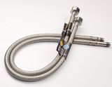  Bộ 2 dây cấp nóng lạnh 60cm dùng cho vòi Lavabo hoặc vòi rửa chén Eurolife EL-DCL60 