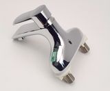 Vòi Lavabo nóng lạnh 2 chân Đồng mạ Chrome Eurolife EL-VIO03 (Trắng bạc)
