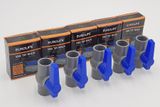 Bộ 5 van PVC siêu nhẹ dùng cho ống nước 21, 27, 34, 60mm Eurolife EL-VD (Xám xanh)