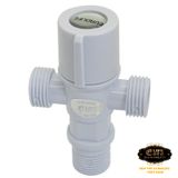 Van giảm áp, T chia bồn cầu nhựa ABS trắng Eurolife EL-TN02 (Trắng bạc)