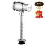 Van xả tiểu nhấn nam, chất liệu Đồng mạ Chrome Eurolife EL-XT140 (Trắng bạc)