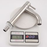 Vòi lavabo lạnh Inox SUS 304 Eurolife EL-LL123 ( Trắng vàng )