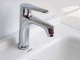 Vòi Lavabo nóng lạnh Đồng mạ Chrome Eurolife EL-7002 (Trắng bạc)