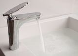 Vòi Lavabo nóng lạnh Đồng mạ Chrome Eurolife EL-CAM 02 (Trắng bạc)