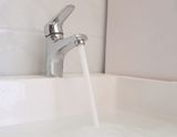 Vòi lavabo nóng lạnh Eurolife EL-IRIS 02 (Trắng bạc)