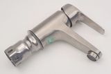 Vòi Lavabo nóng lạnh Inox SUS 304 Eurolife EL-1402 ( Trắng vàng )