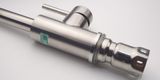 Vòi rửa chén nóng lạnh Inox SUS 304 nguyên khối đầu vòi xoay 360 độ Eurolife EL-KM10 (Trắng vàng)