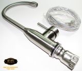 Vòi rửa chén nóng lạnh Inox SUS 304 Eurolife EL-KM02 (Trắng vàng)