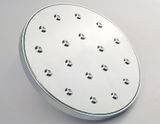 Bộ đài sen, tay sen tròn nhựa ABS mạ Chrome cao cấp Eurolife EL-DST01 (Trắng bạc)