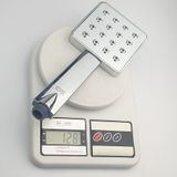 Bộ tay dây sen siêu tăng áp, dòng chảy xoáy độc đáo, 1 chức năng chảy Eurolife EL-121SH (Trắng bạc)