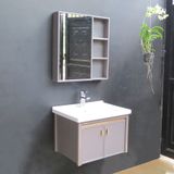  Bộ tủ Lavabo chất liệu Nhôm Aluminium chịu nước Eurolife BLV-AL07 màu Nâu 