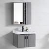 Bộ tủ Lavabo gỗ Polywood phủ Melamine chịu ẩm Eurolife BLV-PM01 Xám nhạt