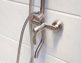 Cây sen nóng lạnh, chất liệu Đồng mạ Niken, giá xả kho siêu khuyến mại KN-S01 (Trắng vàng)