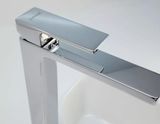 Vòi Lavabo cao 30cm, nóng lạnh thiết kế vuông mạnh mẽ cho chậu rửa mặt Eurolife EL-HAVENT 03