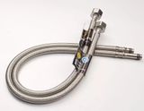 Vòi Lavabo nóng lạnh thiết kế độc đáo, màu đen cho chậu rửa mặt Eurolife EL-PASSION 03