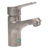  Vòi Lavabo nóng lạnh Inox SUS 304 Eurolife EL-1502 ( Trắng vàng ) 