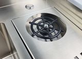 Chậu đúc 1 hố kèm máy rửa ly Inox SUS 304 Posco - Korea (Sản xuất tại Việt Nam) Eurolife EL-LS7648