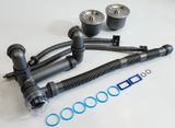 Chậu đúc 2 hố cân, chất liệu Inox SUS 304 Posco - Korea (Sản xuất tại Việt Nam) Eurolife EL-LS8245