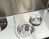 Chậu đúc 2 hố kèm máy rửa ly, chất liệu Inox SUS 304 Posco - Korea (Sản xuất tại Việt Nam) Eurolife EL-LS10050